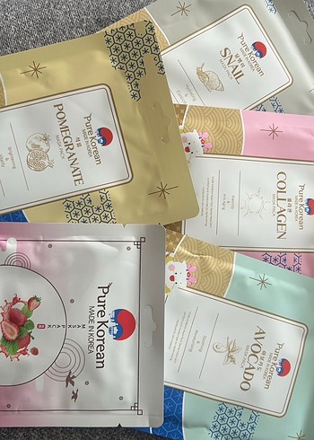 PureKorean Yüz Bakım Maske Seti 5'li - Görsel 2