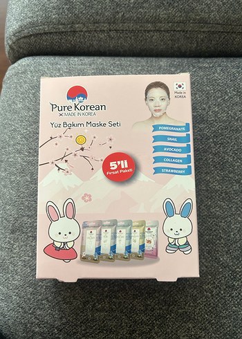 PureKorean 5'li Yüz Bakım Maske Seti - Görsel 7