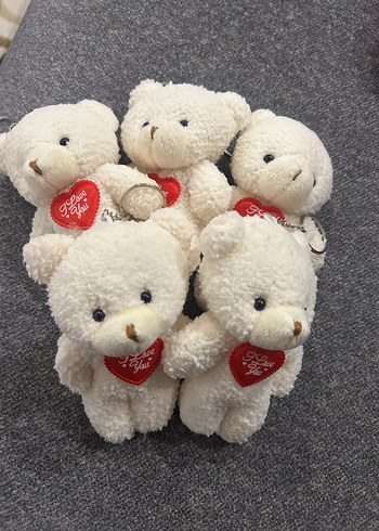 Peluş Ayıcık Anahtarlık 5 Adet - Görsel 4