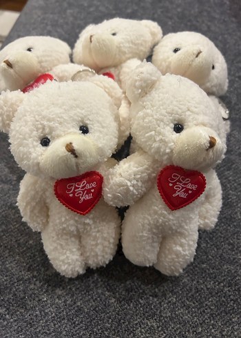 Peluş Ayıcık Anahtarlık 5 Adet - Görsel 3