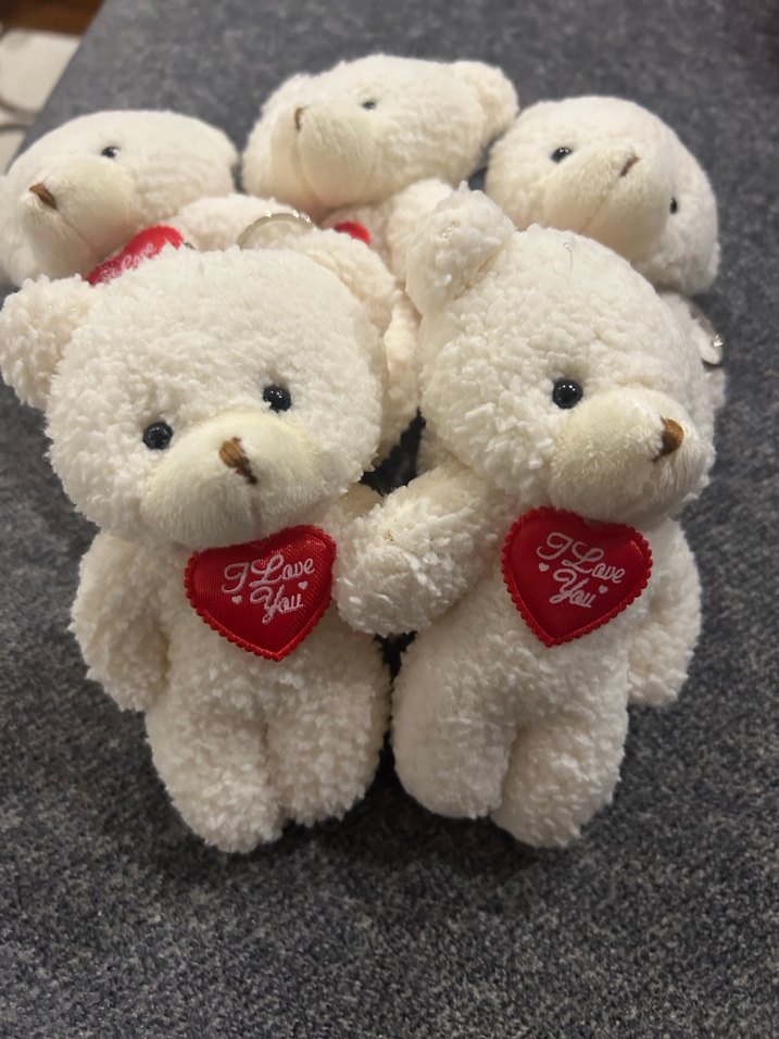 Peluş Ayıcık Anahtarlık 5 Adet - Görsel 3