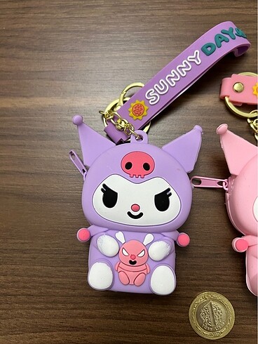 Kuromi Cüzdan Anahtarlık - Görsel 5