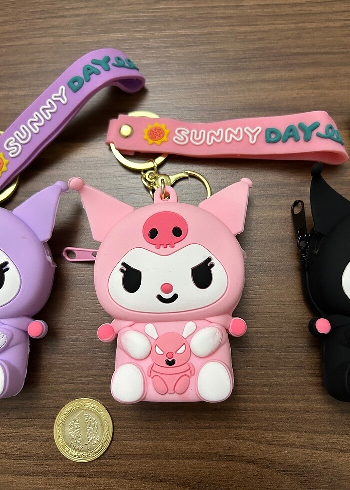 Kuromi Cüzdan Anahtarlık - Görsel 4