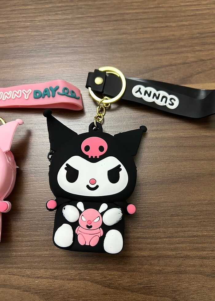 Kuromi Cüzdan Anahtarlık - Görsel 3