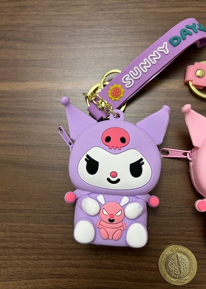 Kuromi Cüzdan Anahtarlık - Görsel 5