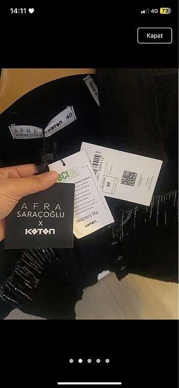40 Beden koton ceket