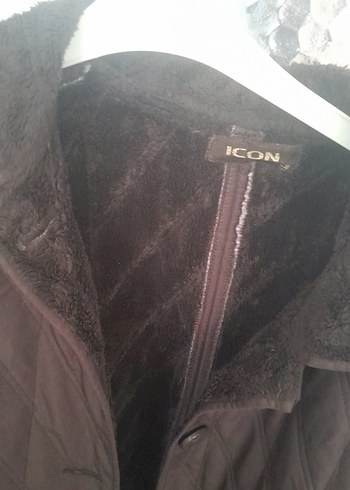 Düğmeli Kahverengi Midi Kadın Ceket - Görsel 3