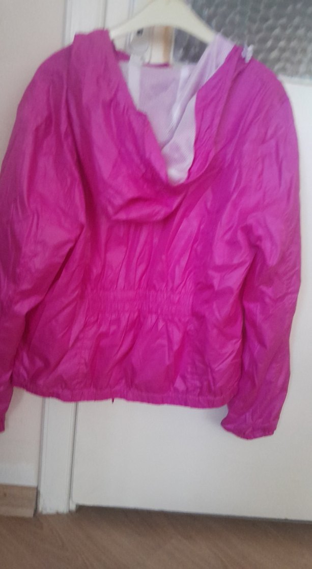 Parlak Pembe Kadın Spor Ceket - Görsel 3
