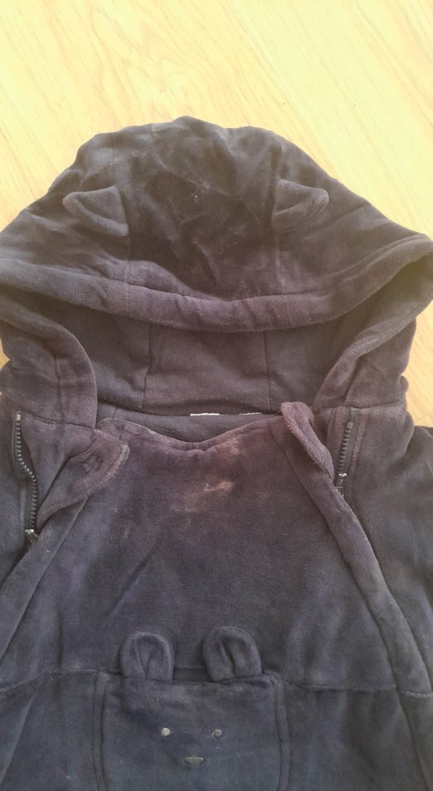 Lacivert Fermuarlı Bebek Tulumu - Görsel 2