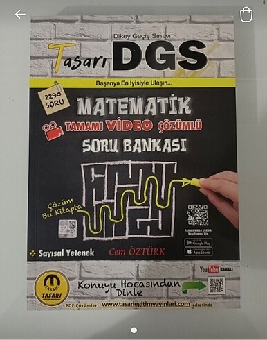 Tasarı DGS Matematik Soru Bankası
