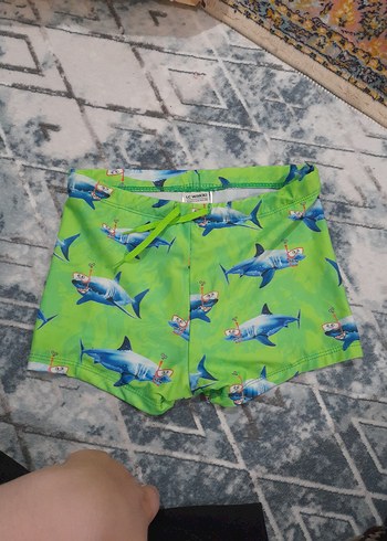 Erkek Çocuk Renkli Baskılı Mayo Şort - Görsel 6