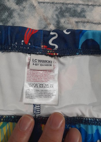 Erkek Çocuk Renkli Baskılı Mayo Şort - Görsel 3