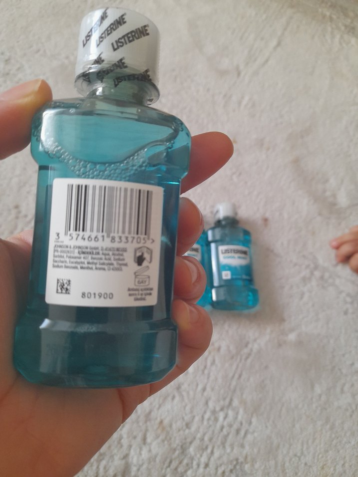 Listerine Cool Mint Ağız Gargarası 80ml - Görsel 3