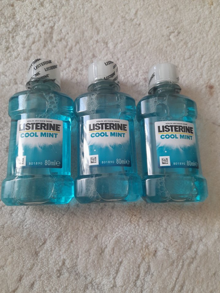Listerine Cool Mint Ağız Gargarası 80ml - Görsel 2