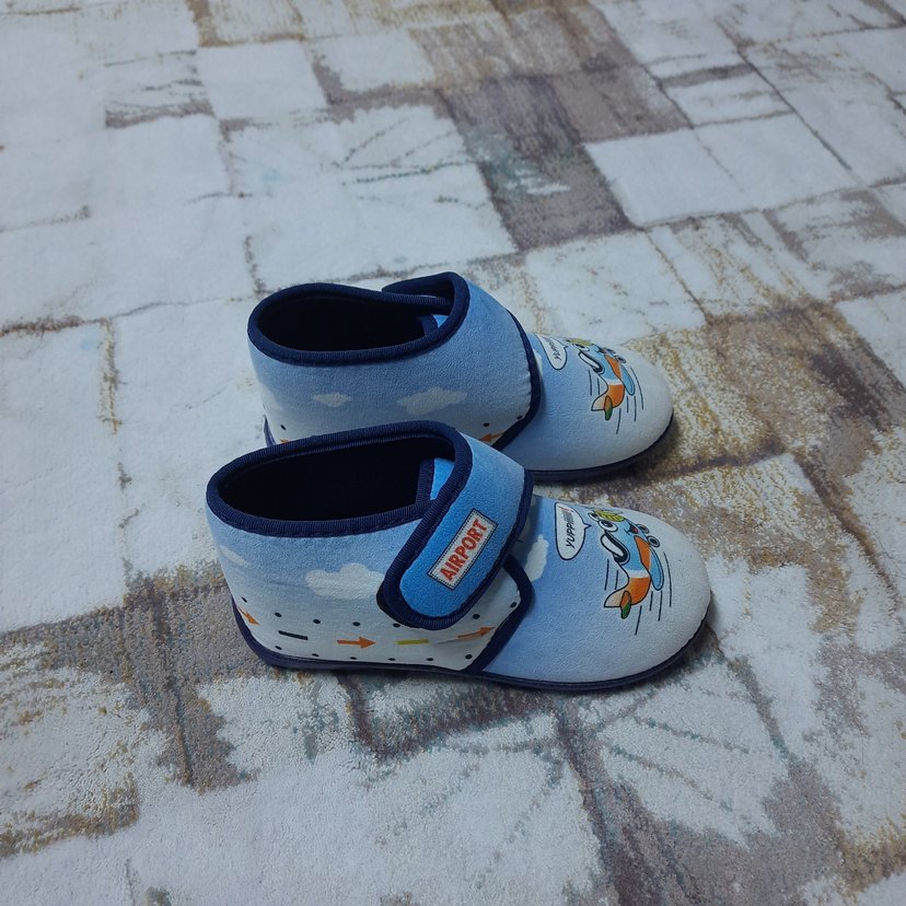 Mavi Erkek Çocuk panduf - Görsel 2