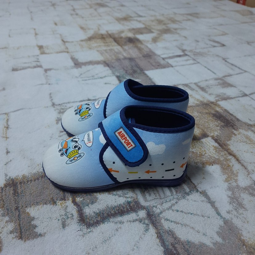 Mavi Erkek Çocuk panduf - Görsel 4