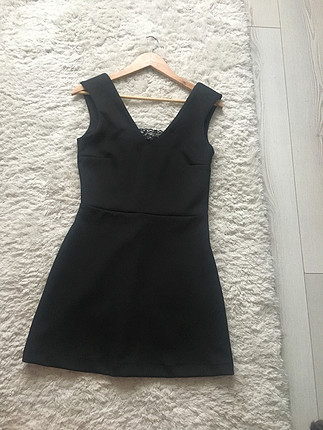Mango Siyah mini elbise
