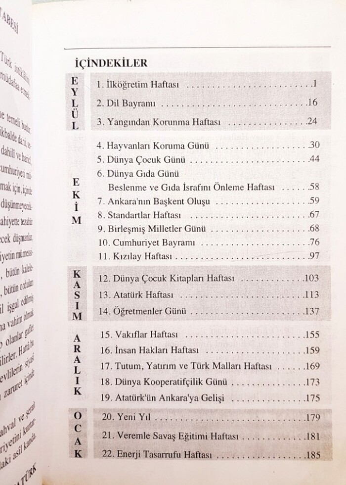 Belirli Gün ve Haftalar Sözlüğü - Görsel 3