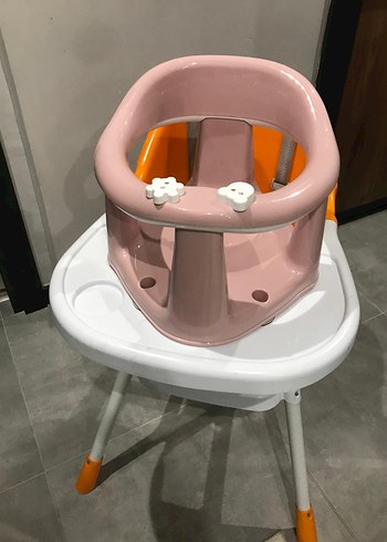 Beden Pembe Pastel Bebek Mama Sandalyesi