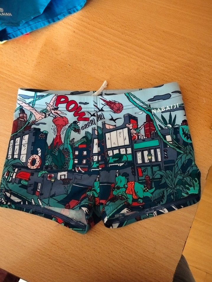 Turkuaz Erkek Çocuk Mayo Şortu - Görsel 5