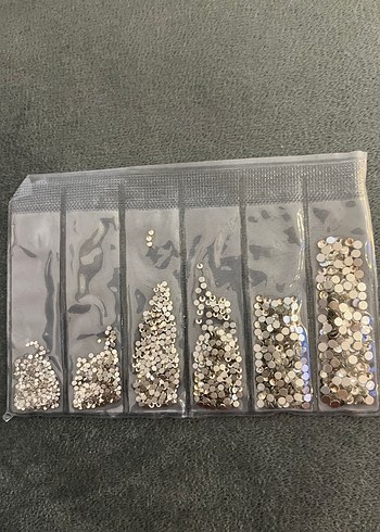 Gri Nail Art Süslemeleri Seti - Görsel 2