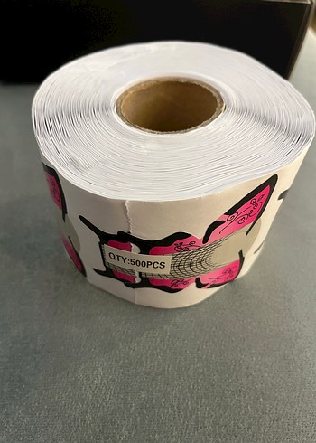 Renkli Pembe Tırnak Şablonları - Görsel 2