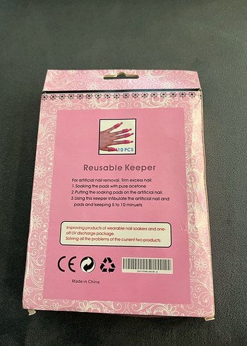 Pastel Pembe Tırnak Dekorasyon Seti - Görsel 2