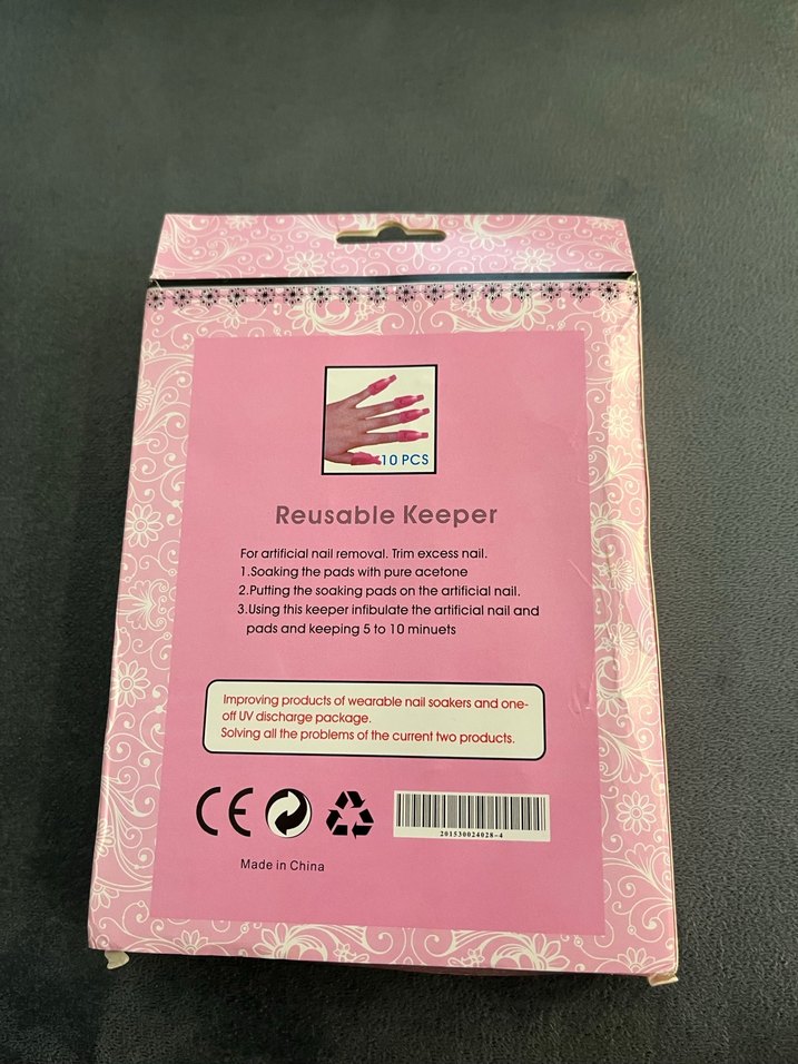 Pastel Pembe Tırnak Dekorasyon Seti - Görsel 2