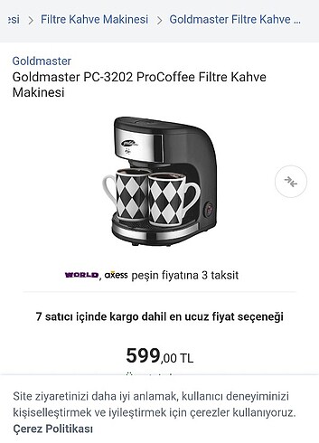 Filtre kahve makinesi