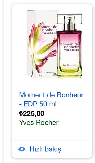 Yves rocher moment de bonheur