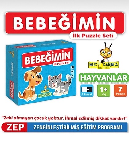 Bebeğimin ilk puzzle seti