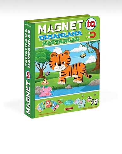 Dıytoy magnet tamamlama hayvanlar 40 prç