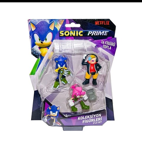 Diğer Sonic 3?lü figür blister asorti