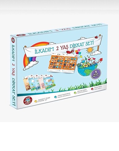 Çocuk akademi 2 yaş dikkat seti