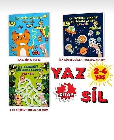 Yaz sil seti 2-4 yaş