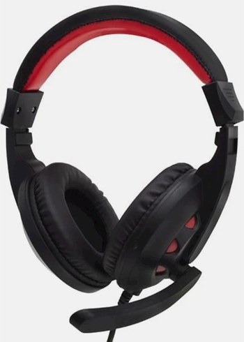 Kırmızı Siyah Mikrofonlu Renkli Kulaklık - Görsel 2