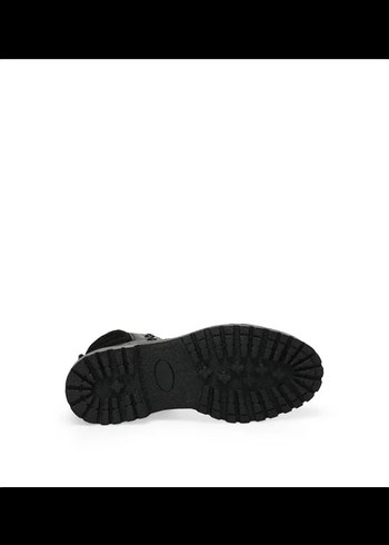 Siyah Kamuflaj Desenli Platform Topuklu erkek Bot - Görsel 4