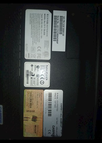 Siyah Casper Intel Dizüstü Bilgisayar - Görsel 4