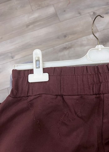 Baskılı Bağcıklı Kahverengi Kadın Eşofman - Görsel 5