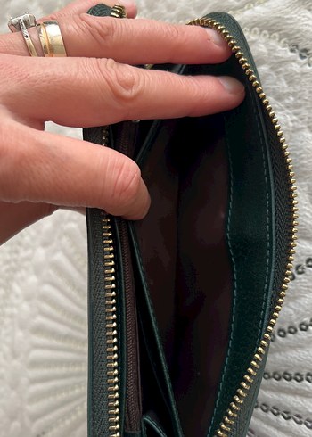 Beverly Hills Polo Club haki Deri Fermuarlı Cüzdan - Görsel 5