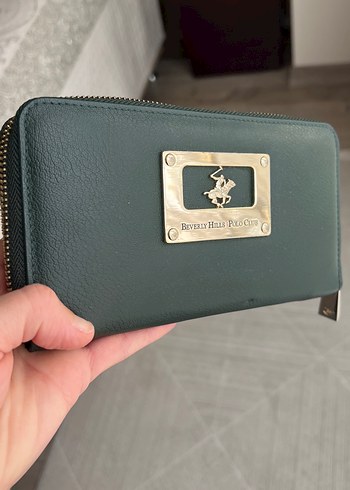 Beverly Hills Polo Club haki Deri Fermuarlı Cüzdan - Görsel 2