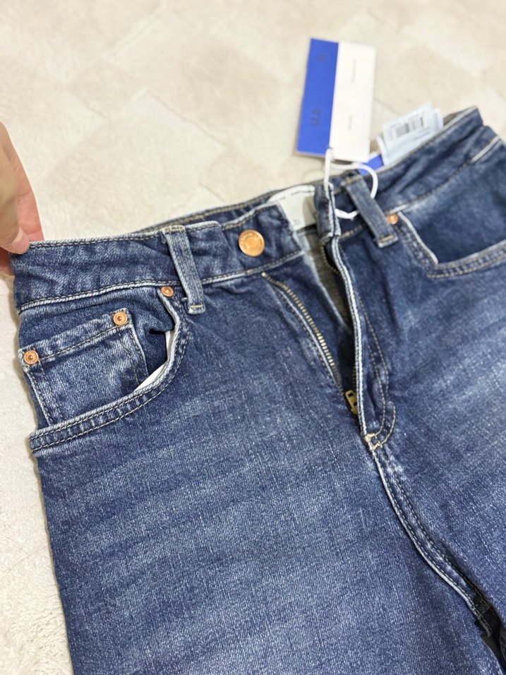 Mavi Kadın Midi Denim Pantolon - Görsel 2