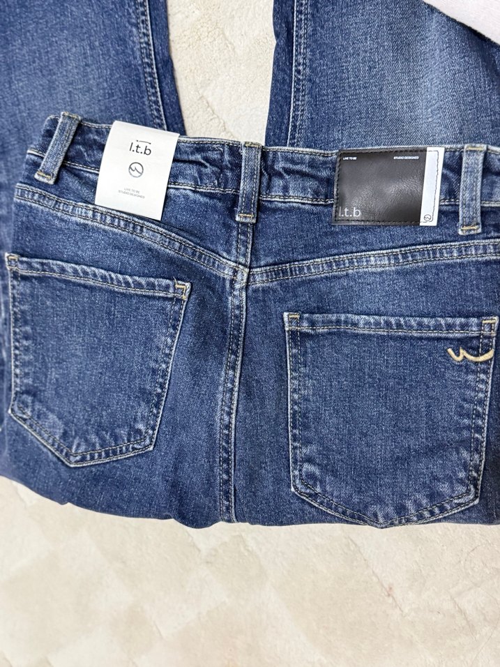 Mavi Kadın Midi Denim Pantolon - Görsel 5