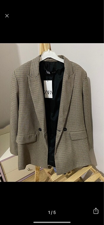 Zara blazer ceket sıfır etiketli
