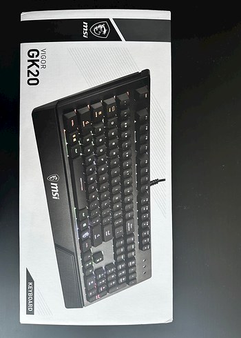 MSI GK20 Siyah Mekanik Klavye