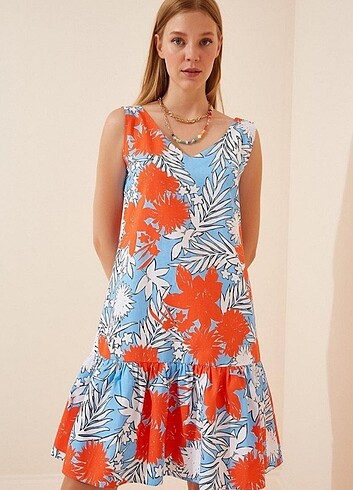 Renkli elbise - Görsel 3