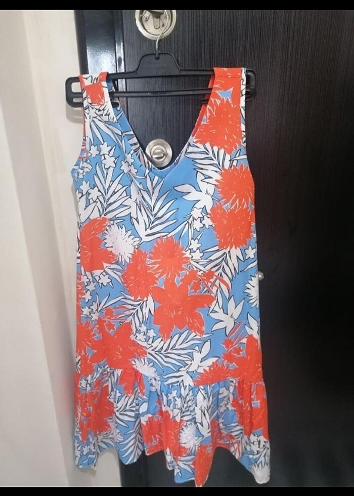 Renkli elbise - Görsel 4