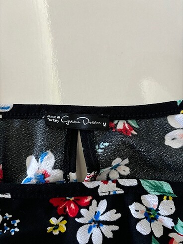 Çiçekli Midi tulum - Görsel 5