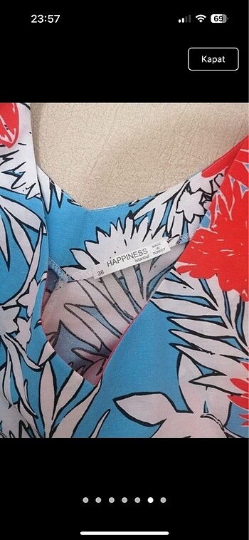 Çiçekli elbise - Görsel 4