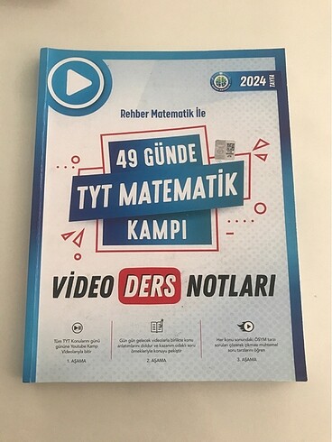 Rehber matematik video ders notları 2024 basım